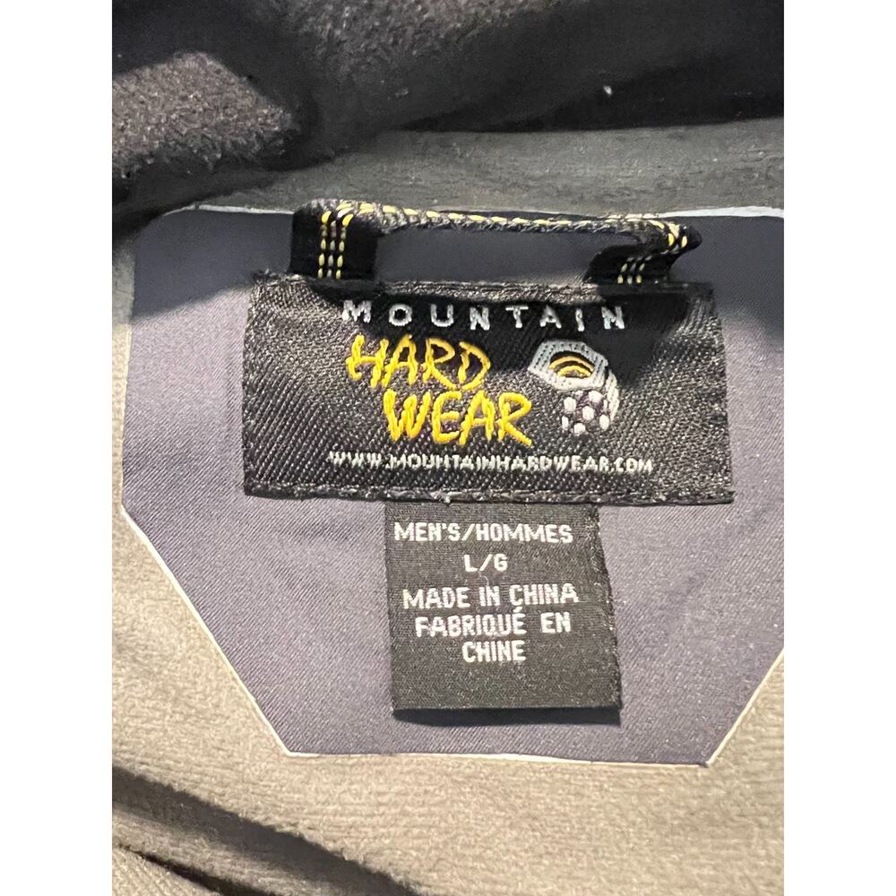 Mountain Hardwear Men EUC Gray Conduit Full Zip Softshell Airshield Jacket L - Picture 7 of 8